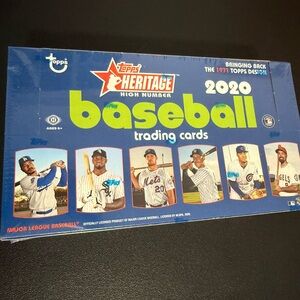 Topps Heritage 2020 Blue Baseball Trading Cards